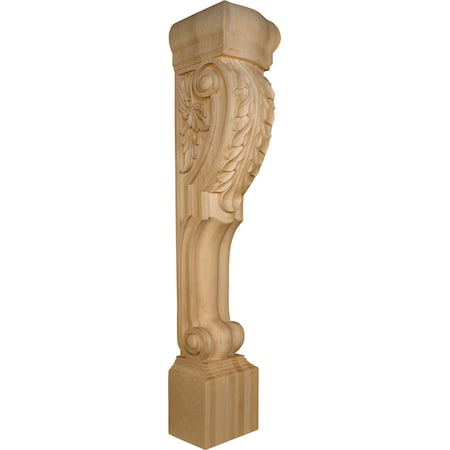 41 X 7 X 7 1/2 Extended Roman Island Height Corbel With Acanthus In Re